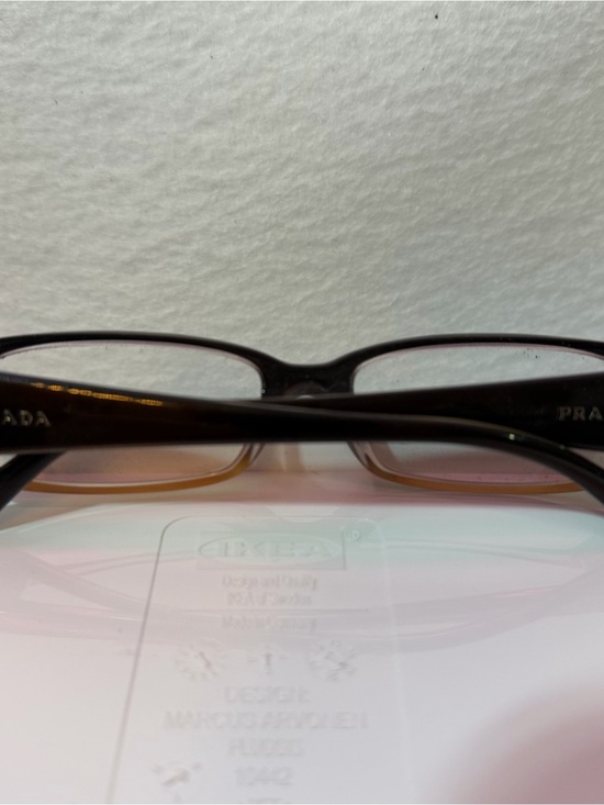 Prada VPR 06V ZXB 101 Eyeglasses Frames 50□16 135 Brown Tortoise Italy Rx Womens main image 8